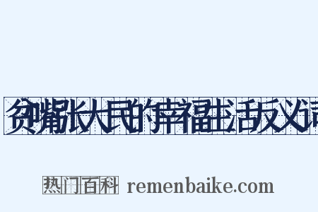 贫嘴张大民的幸福生活反义词是什么意思的图片